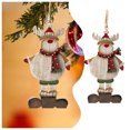 thumbnail image 2 of Gibobby Adornos navideños Retro Navidad pintado de Colgante Árbol de Navidad Adornos Arreglo de escena(B), 2 of 5