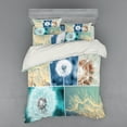 thumbnail image 1 of Ambesonne Floral Bedding Set 4 Pcs, Dandelions Nature, Queen, Blue, 1 of 3