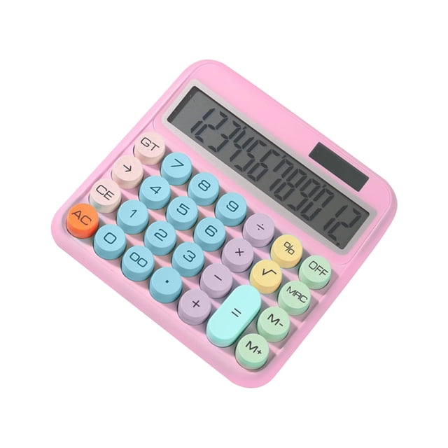 Calculadora SaharaCase de escritorio de 12 dígitos con energía solar/batería