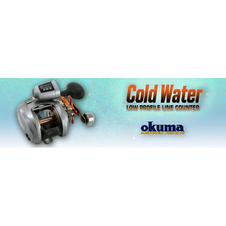 Okuma Cold Water Line Counter 5.4:1 Baitcast Reel, Right Hand - CW
