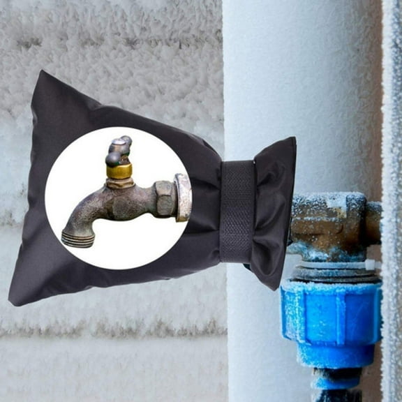 Oxford Cloth Winter Outdoor Faucet Frost Protection Cover – Hook  Loop Fastener Model