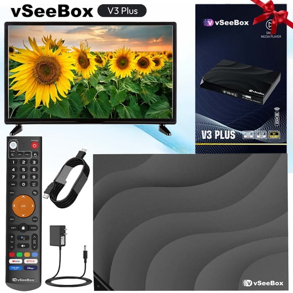 2025 vSeeBox v3 Plus Authorized 4GB 64GB