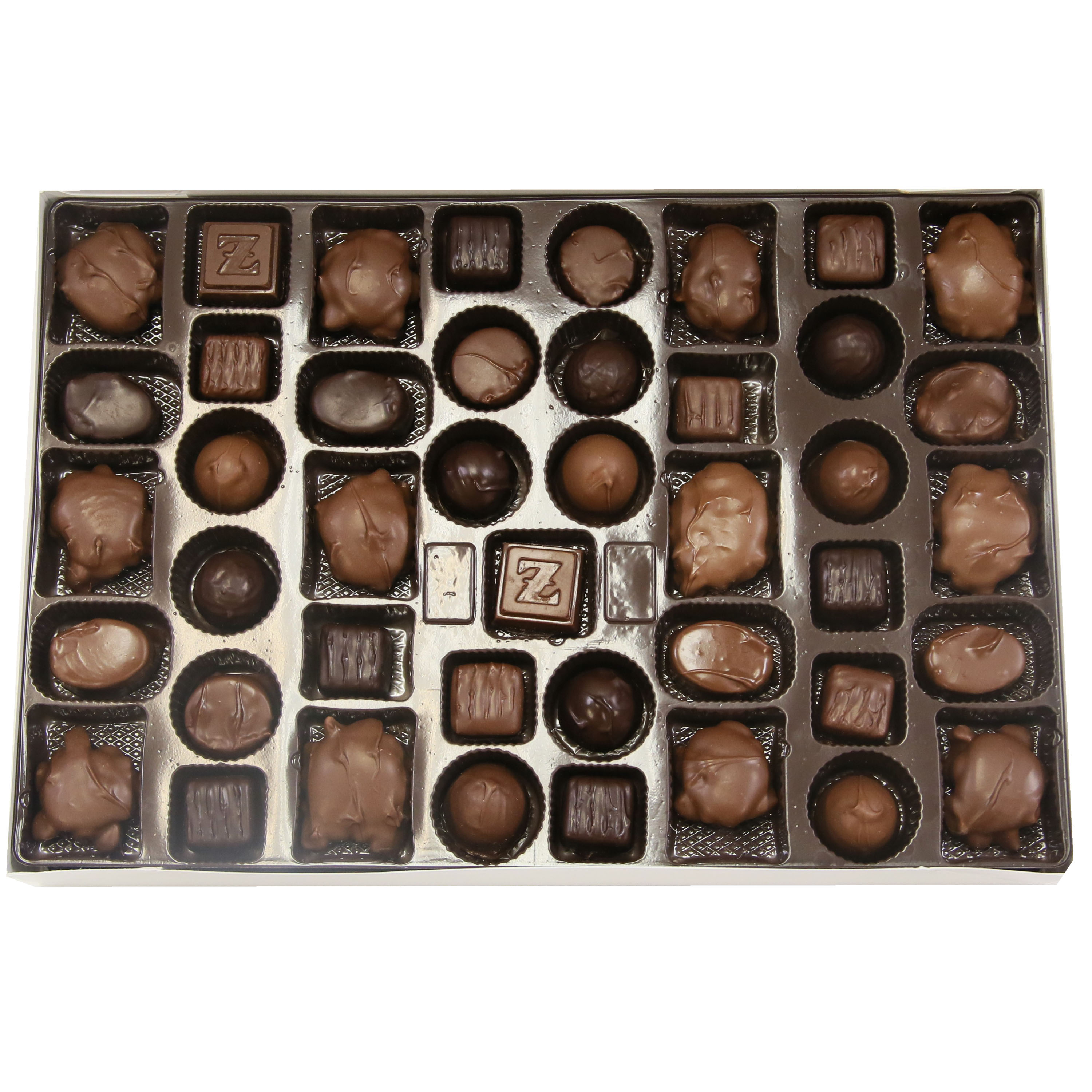Zachary Our Finest Assorted Chocolates 3 Lb Holiday T Box