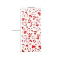thumbnail image 2 of 100Pcs Love Bag Cellophane Candy Bags Cellophane Gift Bags Valentines Day Cellophane Bags Gift Wrapping Bags, 2 of 10