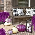 thumbnail image 4 of 2 Packs Artificial Hanging Plants- Fake Purple Leaves Decoration, Faux Foliage Greenery Home Decor, 4 of 8