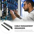 thumbnail image 5 of Cable Management Rack Cable Management System Network Equipment Rack Network Accessory Cable Management Organizer, 5 of 6