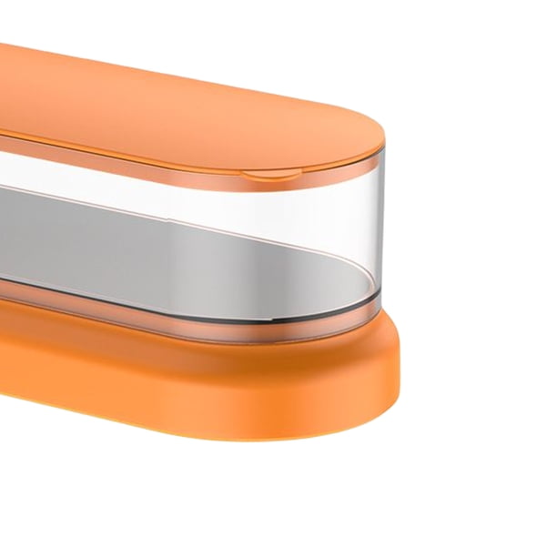 Limpiador De Vibraciones Máquina de limpieza de joyería de anillo pequeño de reloj limpiador de vibración (batería naranja) Ndcxsfigh Libre de BPA
