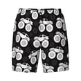 thumbnail image 4 of Lsque Mens Swim Trunks Cool Car Pattern - Bathing Suit Compression Liner - Beach Swim Shorts Swimwear - (S-3XL) - Stretch Quick Dry -3X-Large, 4 of 9