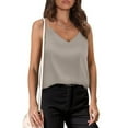 thumbnail image 4 of Womens Tank Top Sleeveless V Neck Women's Fitted Basic Tops Woman Summer Clothes Women's Top, 4 of 8