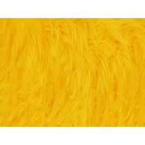Faux Fake Fur GORILLA Fabric Sold by the Yard (YELLOW)
