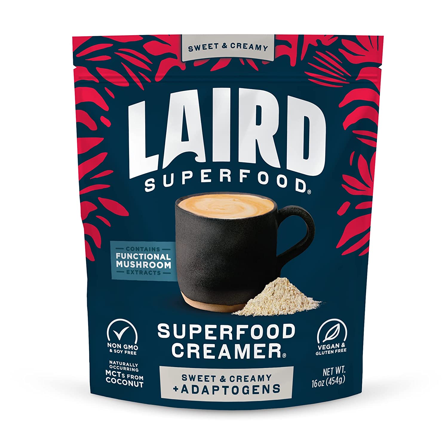 Laird Superfood NonDairy Coconut Powder Creamer Sweet & Creamy