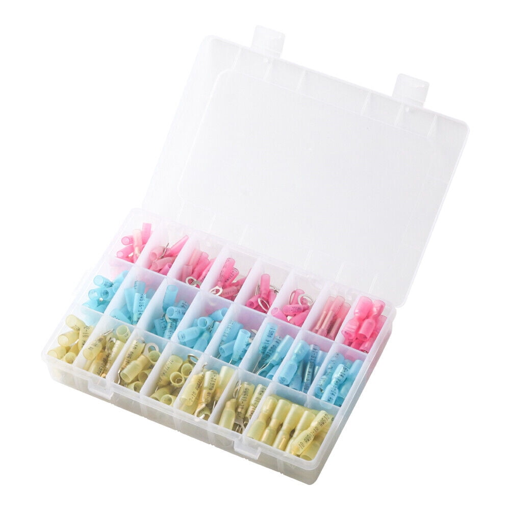 300pcs Heat Shrink Wire Connectors Marine Automotive Waterproof Terminals Set
