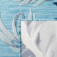 thumbnail image 6 of SAFAVIEH Cabana Rosario Botanical Indoor/Outdoor Area Rug, Aqua/Navy, 6'5" x 9'6", 6 of 8