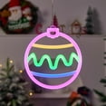 thumbnail image 4 of Christmas Led Neon Decorative Light, Usb Powered Holiday Ambiance Lamp For Home, Festive Led Decorative Lights For Bedroom, Living Room Or Party Seasonal Room Display, 4 of 6
