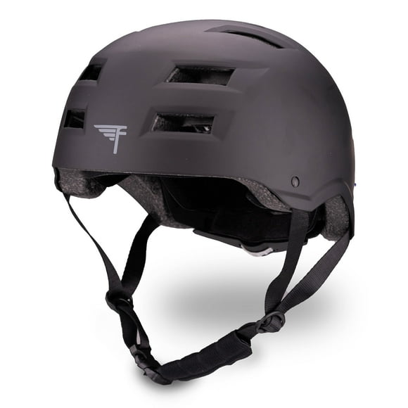 Flybar Bike Helmet- Multi Sport Dual Certified Adjustable Dial, Skateboard Helmet, Roller Skating, Pogo, Electric Scooter, Snowboard, Boys and Girls Kids- Adults Helmets (Blk,L-XL)
