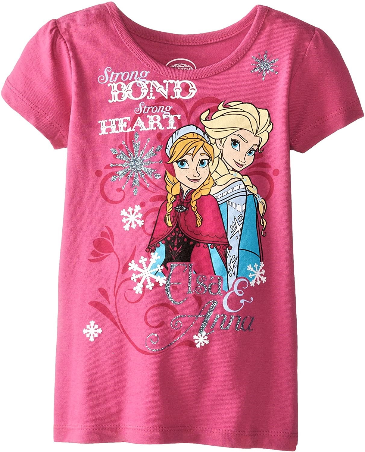 DISNEY FROZEN GIRLS TOP PURPLE SZ 2T TODDLER TEE SHIRT ELSA ANNA 2