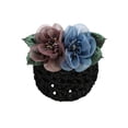 thumbnail image 2 of Walbest Elegant Women Ethnic Style Elastic Hair Net Ribbon Flowers Beads Bun Net Hairgrip Hair Styling Accessory, 2 of 7