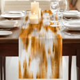 thumbnail image 3 of Table Runners 72 Inches Long Dress Scarves, Orange Grey Farmhouse Kitchen Table Runner, Coffee Tablerunners, Vintage Minimalist Abstract Gradient Art 14x72 Inch, 3 of 9