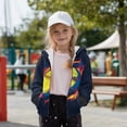 thumbnail image 6 of Chaqlin Hooded Zip Up Hoodie for Teens and Kids - Lightweight Comfy Casual Top with Long Sleeve for Travel and Outdoor, 6 of 7