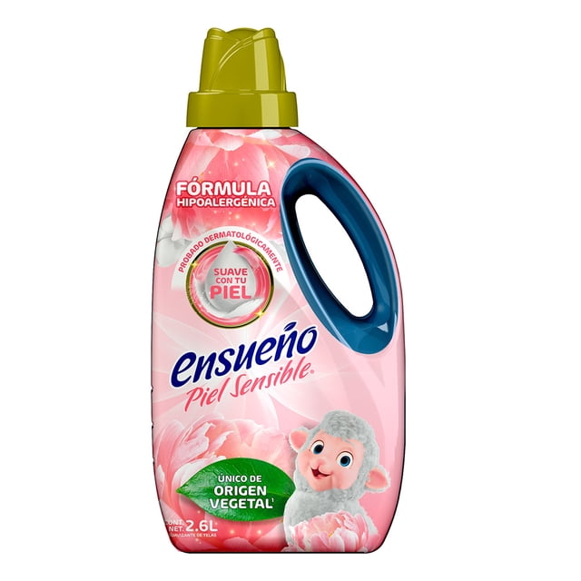 Suavizante de ropa liquido Ensueño Piel Sensible 2.6 litros