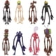 thumbnail image 1 of Juego de muñecas de dibujos animados con cabeza de sirena, 8 piezas de PVC de 10 a 12 cm para niños, 1 of 5