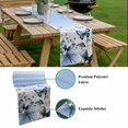 thumbnail image 5 of Blue Butterflies Table Runner - 72 Inch Long, Kitchen Dining Table Runner Dresser Scarves, Elegant Pastoral Watercolor Farmhouse Decor for Coffee Tables Wedding Party Banquet, 5 of 8