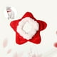thumbnail image 2 of Navidad mascota rojo cuello estrella pequeño perro cachorro mascotas decorando bufanda cuello flor cálido peluche bufanda para invierno, 2 of 6
