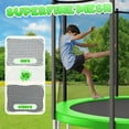 thumbnail image 3 of Outdoor Trampolines 8ft 10ft 12ft 14ft 15ft,Exercise Trampolines with Enclosure Net and Ladder,Recreational Anti-Rust Trampolines for Kids and Adults, 3 of 9