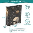 thumbnail image 5 of Hard Shell Ring Binder With Clip Holds 200 Sheets Office Home Organization Space-themed, 5 of 10