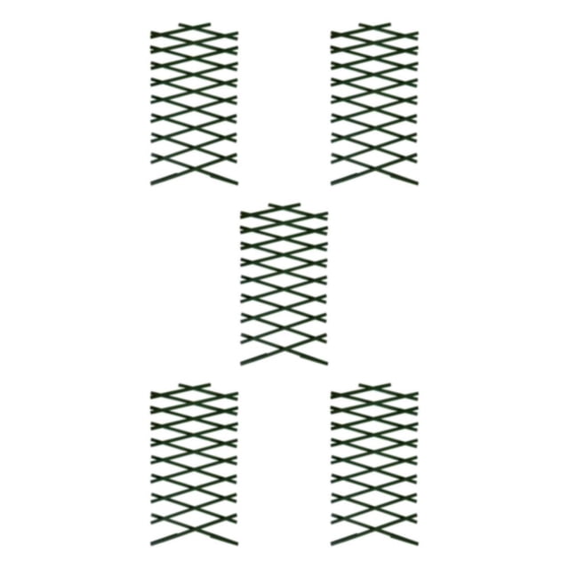 ZheElen Expanding Garden Fence Climbing Plants Support Wall Courtyard Decoration for Style A 5Set