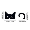 thumbnail image 4 of Riforla Peeking Cartoon Stickers Car Stickers Car Window and Rearview Decorations 10pc A 2 Car Sticker Black, 4 of 9