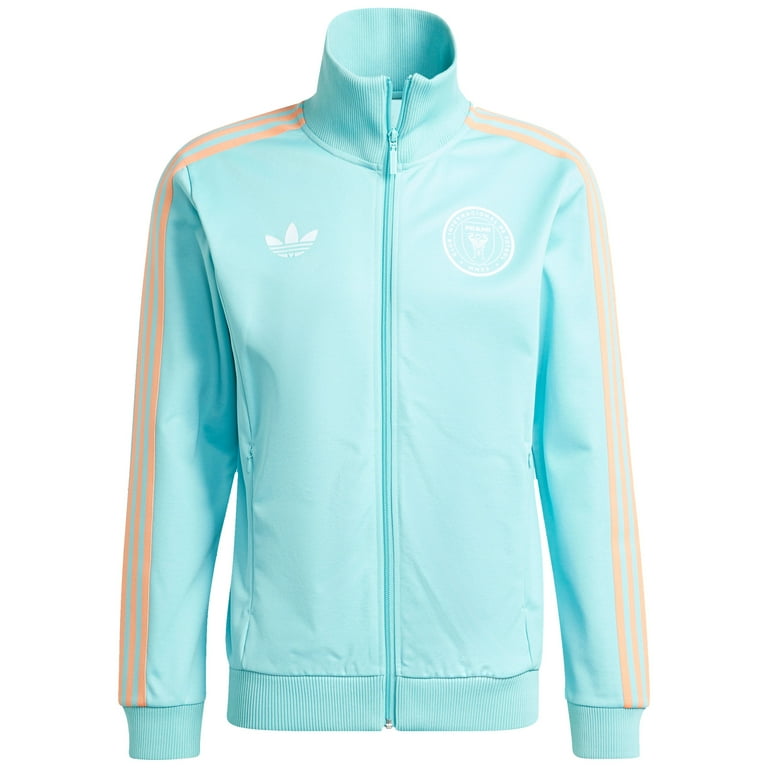 adidas Miami ジャケット Men's adidas Originals Aqua Inter Miami CF 2024 Anthem Full