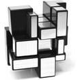 thumbnail image 3 of Shengshou Mirror Cube 3x3x3 Speed Cube 3x3 Mirror Blocks Cube Different Shapes Silver Cube 57mm, 3 of 5