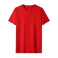 thumbnail image 3 of Camiseta sencilla de algodón de gran tamaño para hombre, camisetas de verano informales de manga corta de color sólido, camisetas nuevas de 2023 de alta calidad y2k para hombre, 3 of 5