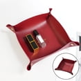 thumbnail image 1 of Chic plegable Vanity almacenamiento bandeja caja creativo vestidor joyería ornamentada Perfume llaves monedas organizador decoración de oficina - Vino rojo Vino Tinto S Macarena organizador de escritorio, 1 of 8