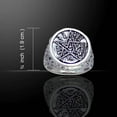 thumbnail image 2 of Seal of Solomon Tetragrammaton 925 Sterling Silver Ring Fine Jewelry, 2 of 2
