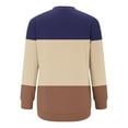 thumbnail image 4 of Frostluinai Women's Sweatshirts Color Block Pullover Crew Neck Long Sleeve Soft Sweat Shirts Lightweight Fall Sweatshirts with Pocket, 4 of 4