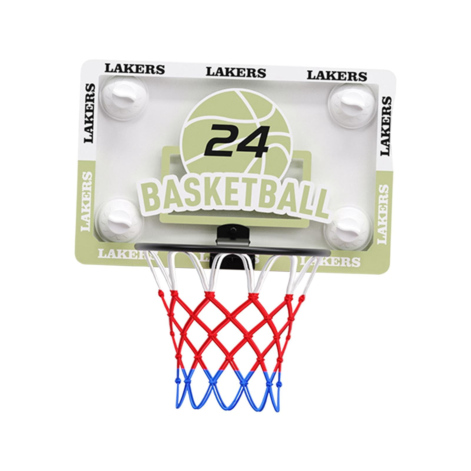funtasica Basketball Hoop Suction Cup Foldable Easy Installation Backboard Games Wall Mounted for Outdoor Birthday Backyard Family Door Adults
