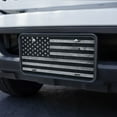 thumbnail image 3 of Rustic Subdued American Flag Wood Grain Design Novelty Metal Vanity Tag License Plate, 3 of 3
