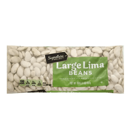Signature S Lima Beans, Large, 16 oz
