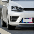 thumbnail image 5 of 1 Pcs Colorful Spots License Plate Frame, License Plate Cover for Car Decorative Parts, Aluminum License Plate Bracket Holder Rust-Proof Weather-Proof for US Standard Car, 5 of 9