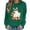 G-Army Green, variant on qelini Pullover Sweatshirts for Women Plus Size Pumpkin Print Shirts Pullover Long Sleeve Crew Neck Fall Winter Tops