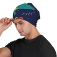 thumbnail image 3 of Naloa Dinosau Space Explorer Soft Beanie Hat, Knit Beanie Daily Beanie in Fine Knit for Women Men Winter Travel, Outdoor, 3 of 7
