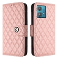 thumbnail image 7 of for Motorola Edge 40 Neo Wallet Case, Elegant Card Holder Cash Slot PU Leather Kickstand Wrist Strap Shockproof Protective Flip Women Girls Case Cover for Motorola Edge 40 Neo, Coralpink, 7 of 7