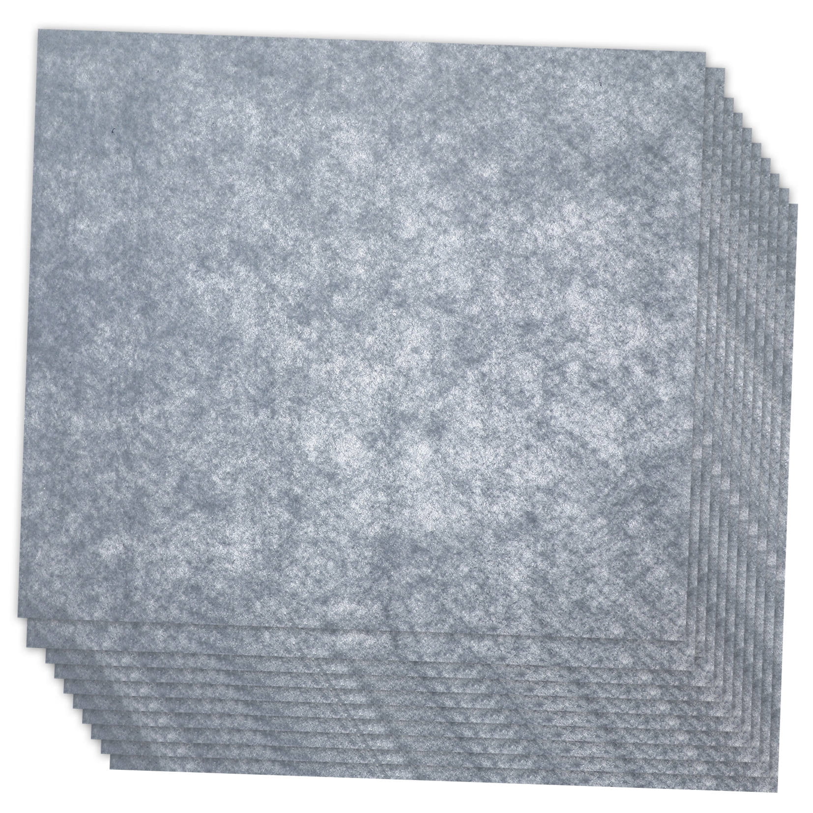 Milisten Grey Felt Sheets for Crafts and Sewing, Handmade Felt Fabric for Projects, Decorations, and Uses