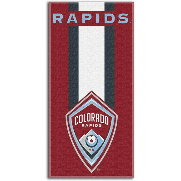 Colorado Rapids Officially Licensed MLS "Zone Read" Beach Towel, 30 X 60 in.