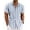 Blue-White Stripes, variant on COOFANDY Men's Linen Shirts Short Sleeve Casual Shirt Button Down Shirt for Men Beach Summer Wedding Shirt