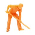 thumbnail image 2 of HILABEE Hand Painted 1:64 Scale Diorama Figure Doll S Scale Resin for Layout Decor Train shoveling, 2 of 7