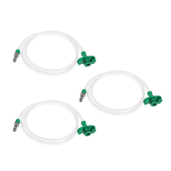 Conector adaptador dispensador de pegamento de jeringas de tubo de aire de 10cc para industrial 3 piezas