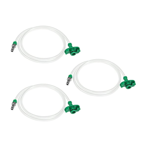 Conector adaptador dispensador de pegamento de jeringas de tubo de aire de 10cc para industrial 3 piezas